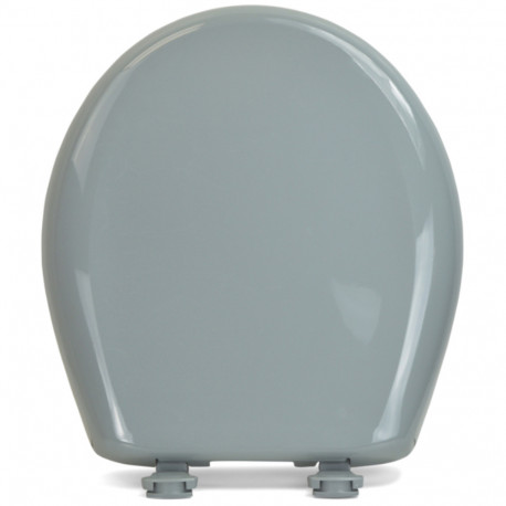 Bemis 200SLOWT (Country Grey) Premium Plastic Soft-Close Round Toilet Seat Bemis